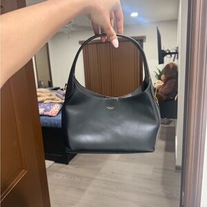 Coach Black Leather Shoulder Bag